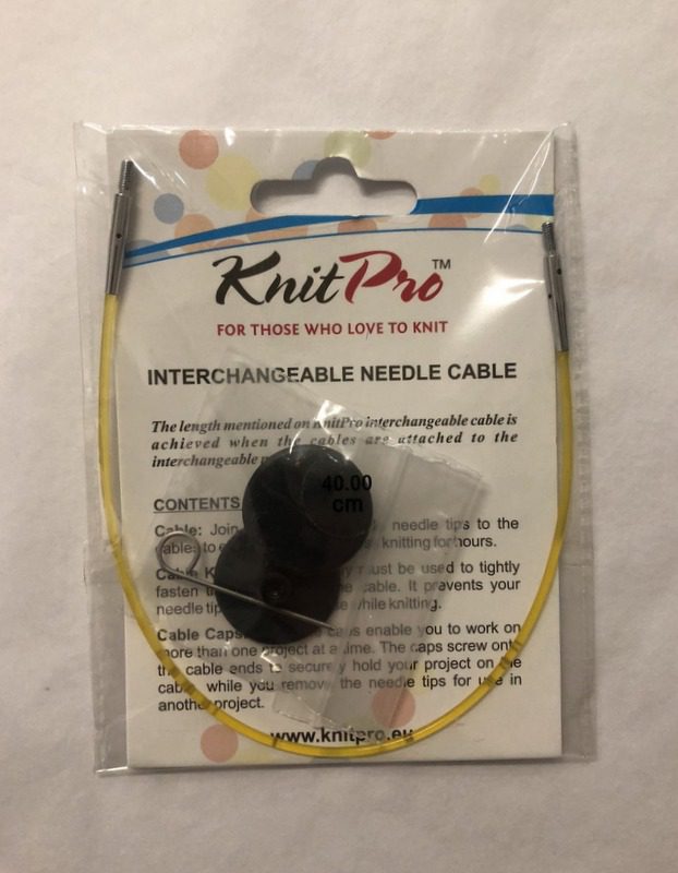 Knit Pro Interchangeable Needle Cable various sizes Giftrapt
