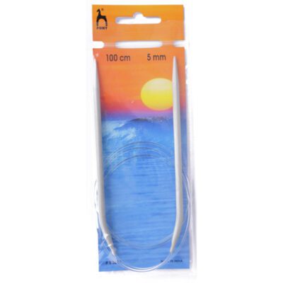 Pony Aluminium Fixed Circular Needles – 100cm (various sizes)