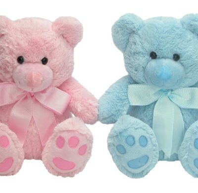 Roly Bear (CROL1PB) - pink or blue  28cmH