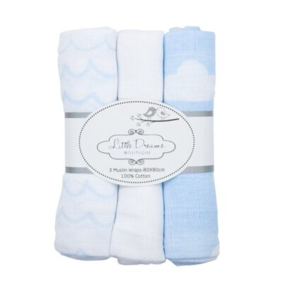 Muslin Wraps - Set of 3