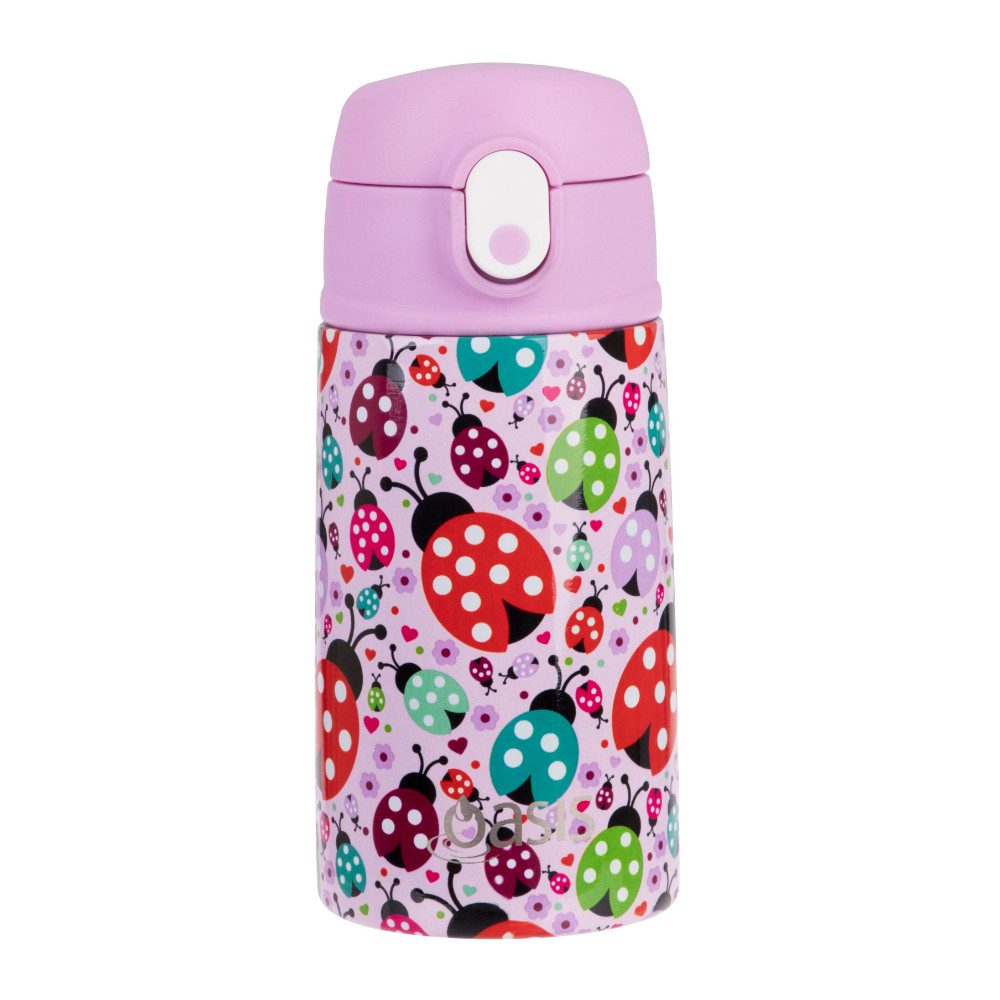 Oasis Stainless Steel Insulated Kid's Drink Bottle with Sipper 400ml - assorted - Image 2