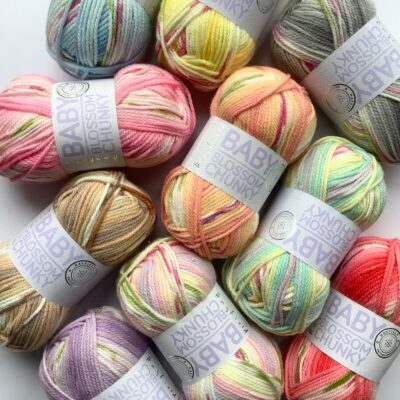 Hayfield Baby Blossom Chunky Acrylic DK 100gm & Patterns
