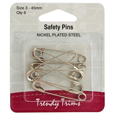Safety pins Asst sizes