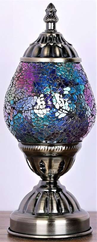 Turkish Oval Mosaic Lamp TL67 12v