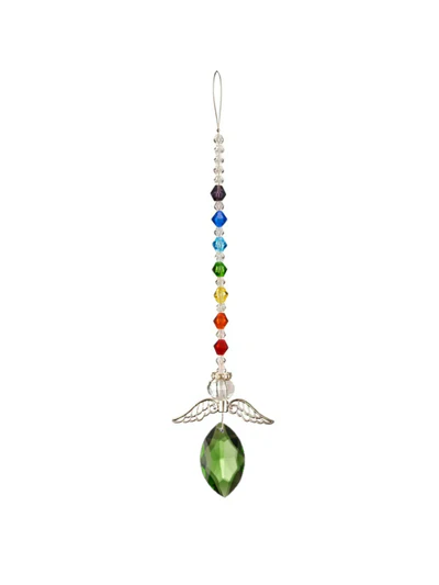 Crystal Suncatchers - Angel wings Blue or Green