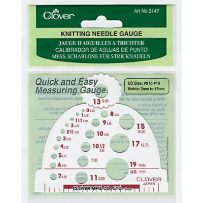 Knitting Needle Gauge Clover