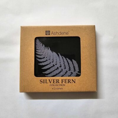 Ashdene Silver Fern Coaster set 4