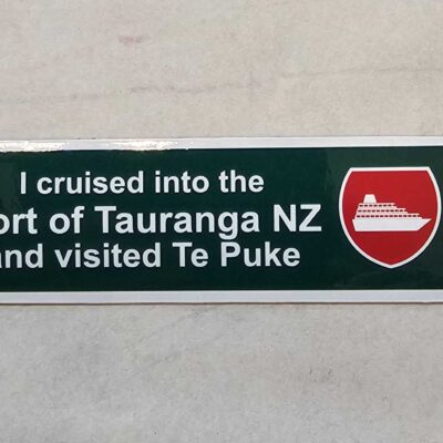 Road Sign I Cruised into Port of Tauranga & visited Te Puke