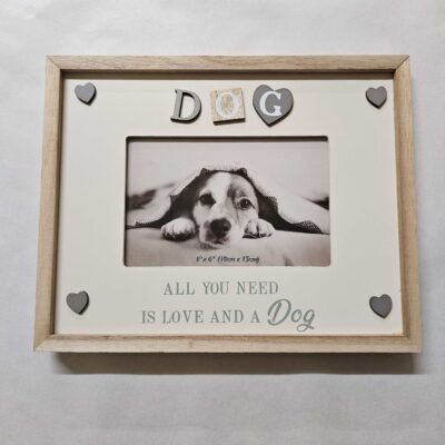 Dog Frame 6x4 Wooden