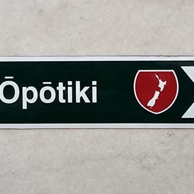 Road Sign Opotiki