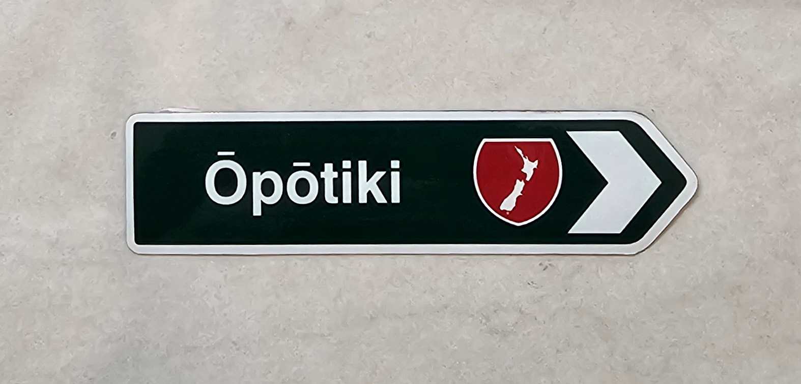 Road Sign Opotiki