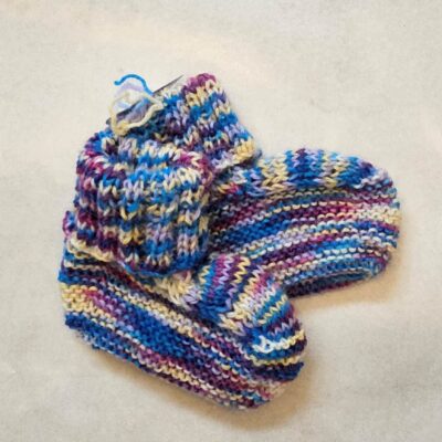 Booties - 100% Wool Asst Colours