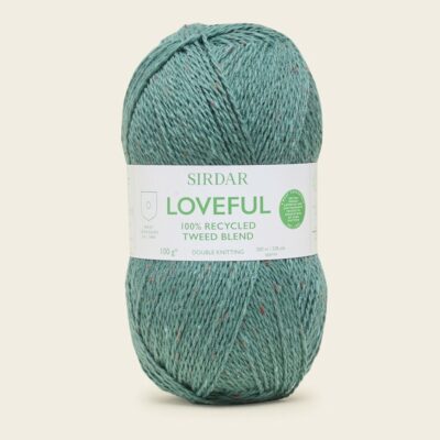 Sirdar Loveful 100% Recycled Tweed Blend DK 100gm 12 Colours