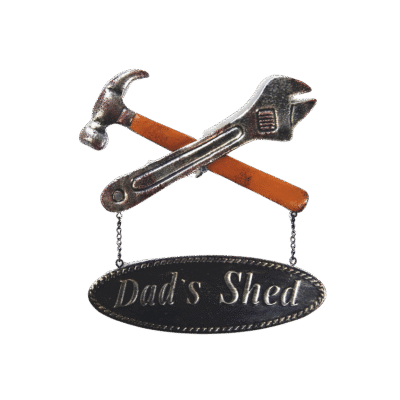 Dad's Shed - Tool Sign