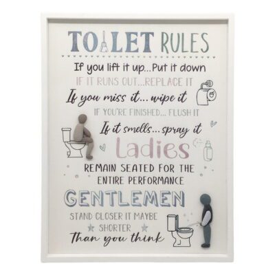 Toilet Rules 40cm