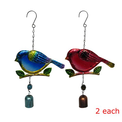 Garden Glass Fat Bird Hanger