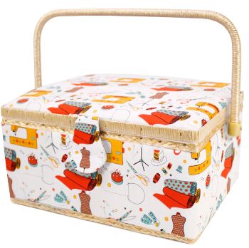 Sewing Basket 30.5*23*16, padded top