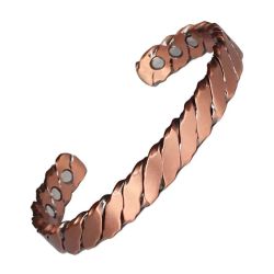 Copper Bracelet Gold/Silver/Copper Ribbon - Image 5